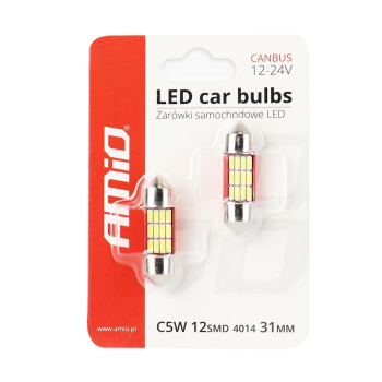 Żarówki LED CANBUS 4014 12SMD Festoon C5W C10W C3W-45715