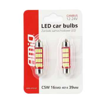 Żarówki LED CANBUS 4014 16SMD Festoon C5W C10W C3W-45720