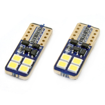 Żarówki LED CANBUS 8SMD 2835 T10e W5W White 12V 24-45725