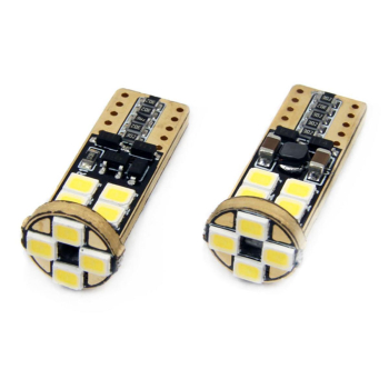 Żarówki LED CANBUS 12SMD 2835 T10e W5W White 12V 2-45729