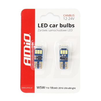 Żarówki LED CANBUS 18SMD UltraBright 2016 T10e W5W-45745