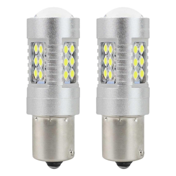 Żarówki LED CANBUS 3030 24SMD BA15S P21W White 12V