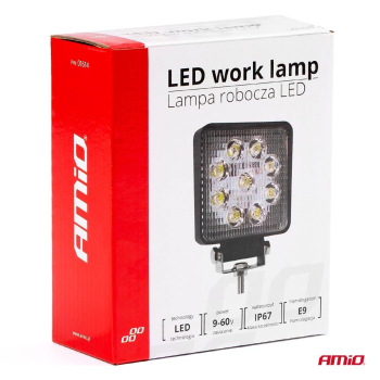 Lampa robocza halogen LED szperacz AWL03 9 LED AMI-45807