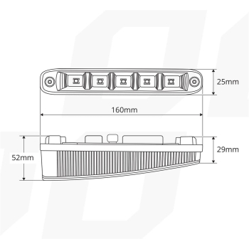 Światła do jazdy dziennej AMiO DRL 506 HP AMIO-015-46120