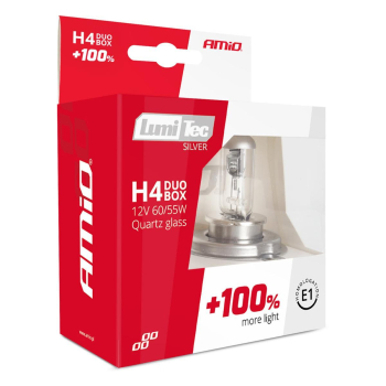 Żarówki halogenowe H4 12V 60/55W LumiTec SILVER +1-46337