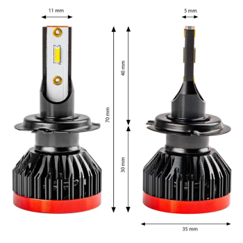 Żarówki samochodowe LED BF Series AMiO H7 AMIO-022-47175