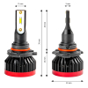 Żarówki samochodowe LED BF Series AMiO HB3 9005 AM-47201