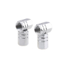 Aluminiowe nakrętki na wentyle kapturki srebrne 4 -47236
