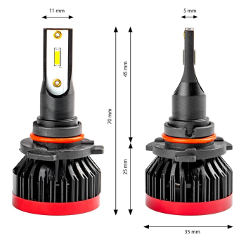Żarówki samochodowe LED BF Series AMiO HB3 9005 AM-47201