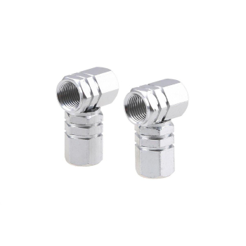 Aluminiowe nakrętki na wentyle kapturki srebrne 4 -47236