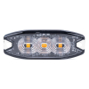 Lampa błyskowa ostrzegawcza płaska 3 LED R65 R10 1