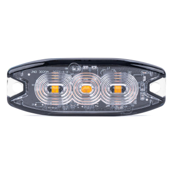 Lampa błyskowa ostrzegawcza płaska 3 LED R65 R10 1