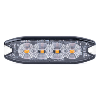 Lampa błyskowa ostrzegawcza płaska 4 LED R65 R10 1