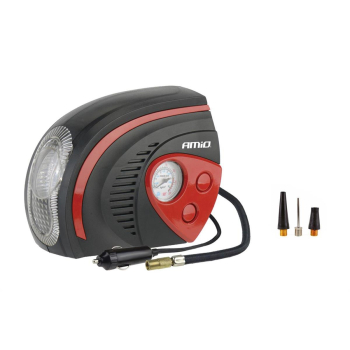 Kompresor samochodowy pompka 12V LED ACOMP-08 AMIO