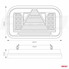 Lampa tylna zespolona LED RCL-03-R dynamiczna praw-48007