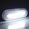 Lampa obrysowa LED OM-01-W owalna biała AMIO-02375-48095