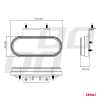 Lampa obrysowa LED OM-01-W owalna biała AMIO-02375-48096