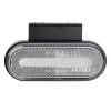 Lampa obrysowa LED OM-01-W owalna biała AMIO-02375