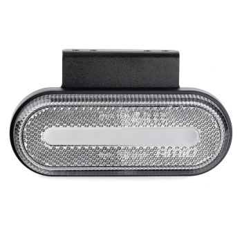 Lampa obrysowa LED OM-01-W owalna biała AMIO-02375
