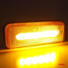 Lampa obrysowa LED OM-02-O prostokątna pomarańczow-48103