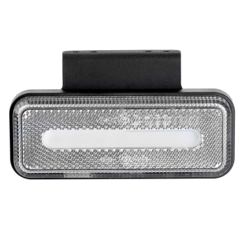 Lampa obrysowa LED OM-02-W prostokątna biała AMIO-