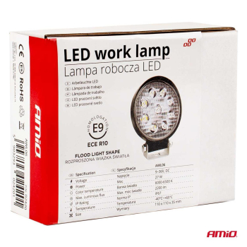 Lampa robocza halogen LED szperacz AWL06 9 LED AMI-48157