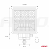Lampa robocza szperacz AWL12 42 LED 12V 24V AMIO-0-48229