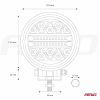 Lampa robocza halogen LED szperacz AWL16 26LED AMI-48271