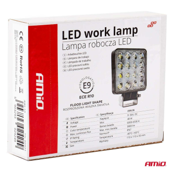 Lampa robocza halogen LED szperacz AWL10 16LED AMI-48207