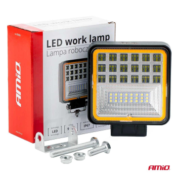 Lampa robocza szperacz AWL12 42 LED 12V 24V AMIO-0-48228