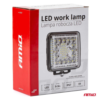 Lampa robocza szperacz AWL13 77 LED 12V 24V AMIO-0-48238