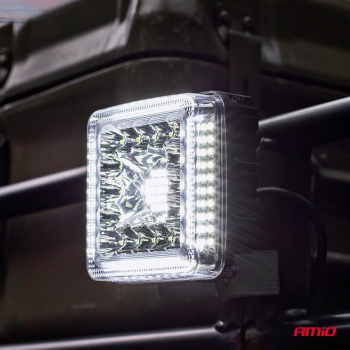 Lampa robocza szperacz AWL13 77 LED 12V 24V AMIO-0-48246