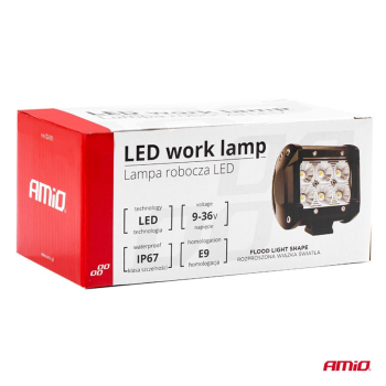 Lampa robocza LED szperacz AWL17 6LED 12V 24V AMIO-48285