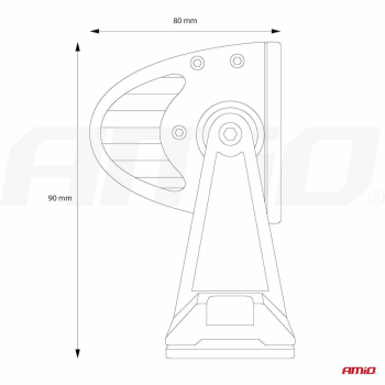Lampa robocza panelowa LED BAR prosta 60 cm 9-36V -48374