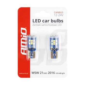 Żarówki LED CANBUS 21SMD UltraBright 2016 T10 W5W -48481