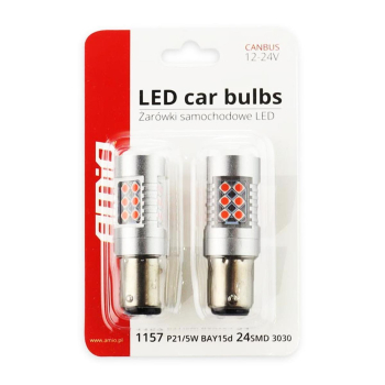 Żarówki LED CANBUS 3030 24SMD 1157 BAY15D PR21/5W -48898