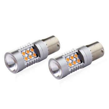 Żarówki LED CANBUS BAU15S PY21W Pomarańczowa Amber-48906