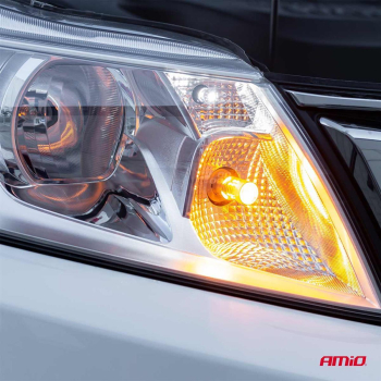 Żarówki LED CANBUS BAU15S PY21W Pomarańczowa Amber-48908