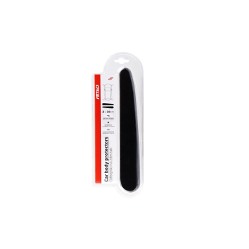 Odbojniki osłony na zderzaki czarne 2x30cm AMIO-02