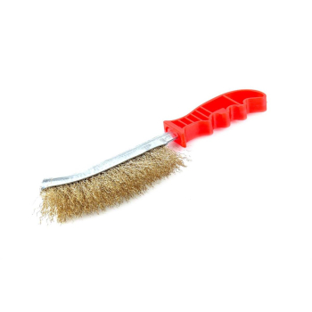 Szczotka druciana mosiężna AMIO-02602-49578