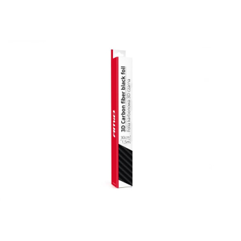 Folia karbonowa carbon 3D czarna 30cm x 150cm AMIO-50302