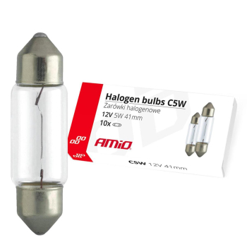 Żarówki halogenowe C5W Festoon 41mm 12V 1 szt. AM