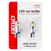 Żarówki LED CANBUS 3030 6SMD T10 W5W W10W White 12-50793
