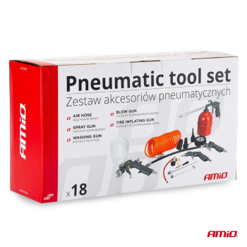 Zestaw akcesoriów pneumatycznych 18 el. PT-07-50878