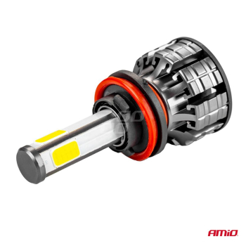 Żarówki samochodowe LED COB 4Side AMiO H8 H9 H11 A-51017
