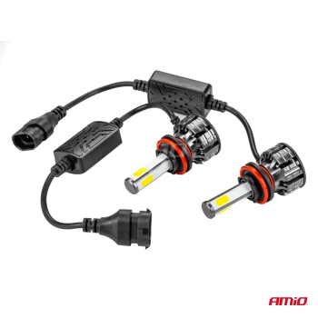 Żarówki samochodowe LED COB 4Side AMiO H8 H9 H11 A-51022