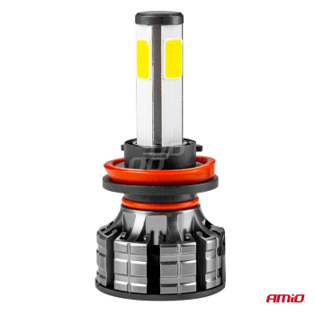 Żarówki samochodowe LED COB 4Side AMiO H8 H9 H11 A-51028