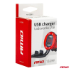 Wodoodporna ładowarka z testerem napięcia 2x USB 1-51234