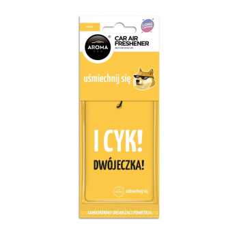 Odświeżacz powietrza AROMA CAR LETS SMILE Cotton V