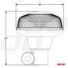 Lampa ostrzegawcza mini kogut 18 LED R65 R10 12-24-51751